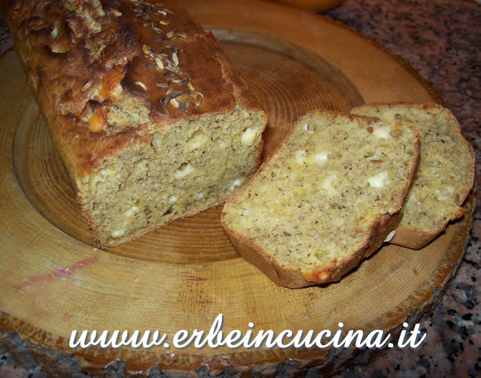 Plumcake all anice, cumino e Gouda