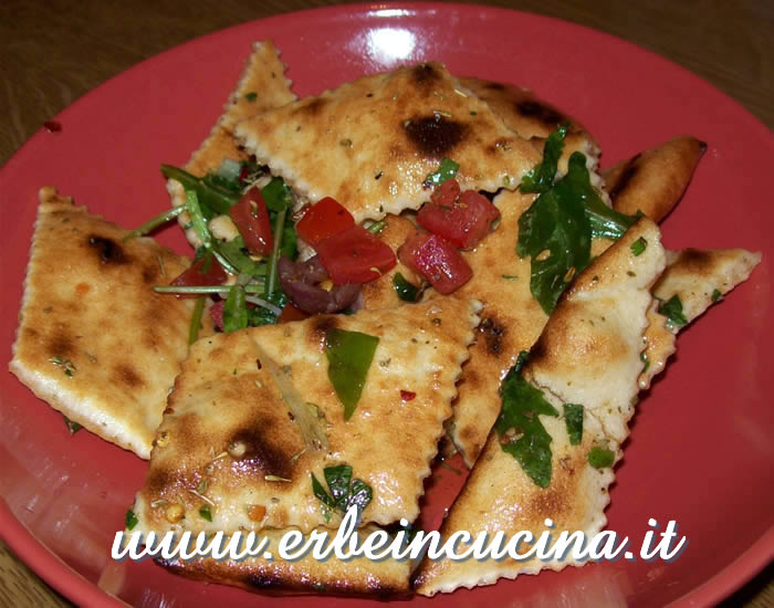Broken pizza