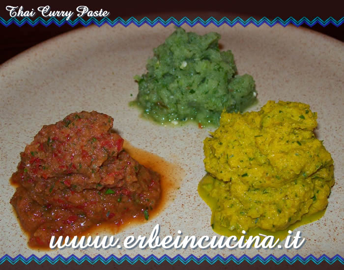 Thai curry paste