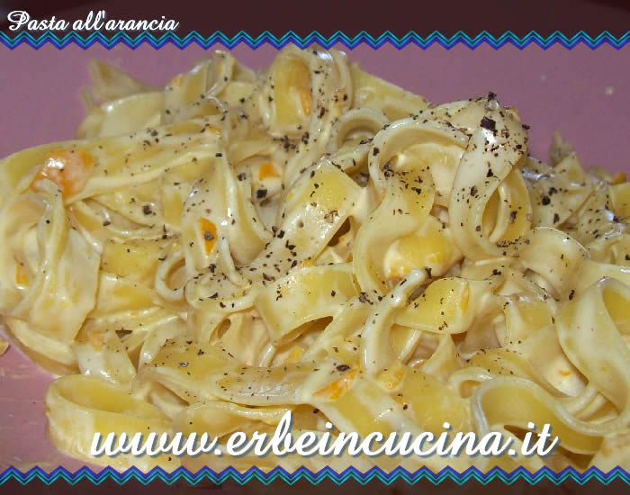 Pasta all arancia