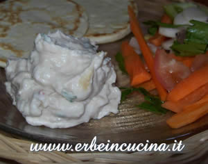 Hummus with Summer Salad