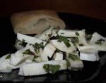 Mozzarella salad with herbs