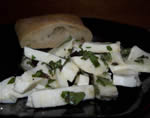 Insalata di mozzarella e erbe aromatiche