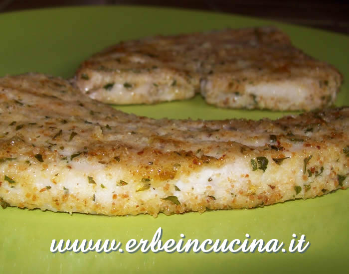 Pesce Spada con impanatura aromatica