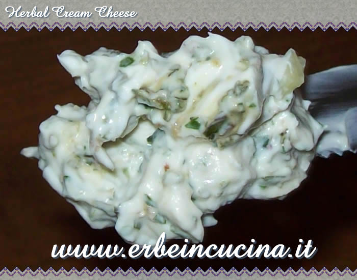 Herbal cream cheese
