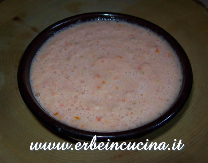 Gaspacho al formaggio