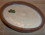 Indian yogurth sauce with coriander