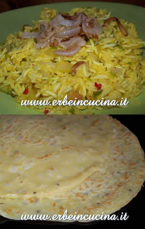 Yellow Biryani with Coriander