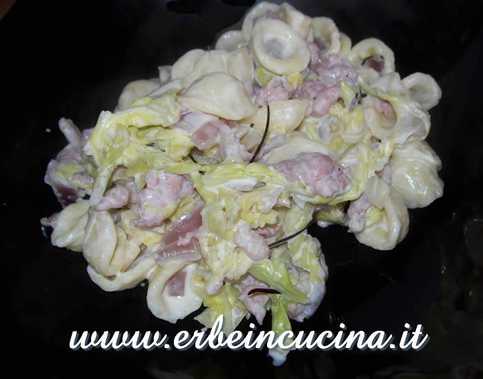 Orecchiette alla salsiccia e verza