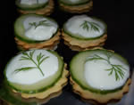 Dill canapes