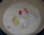 Zuppa di pollo thai