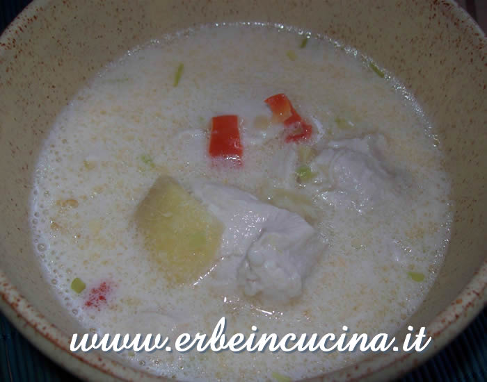 Thai chicken soup (Tom Ka Gai)