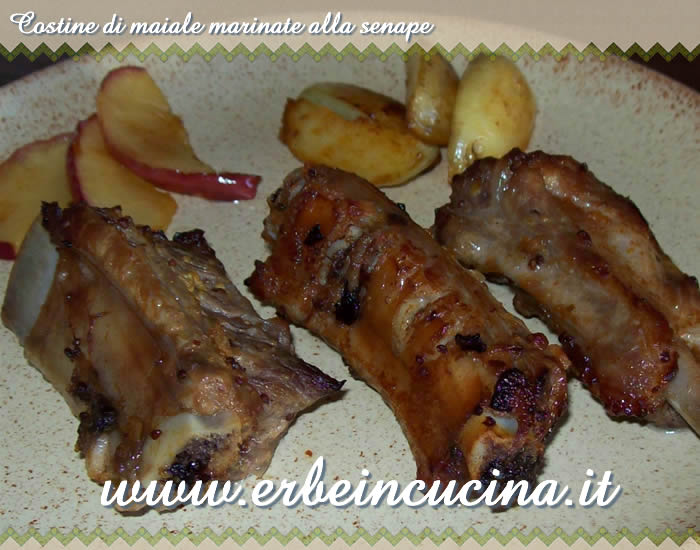 Costine marinate alla senape