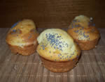 Muffin al limone e semi di papavero