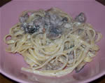 Pasta ai funghi e dragoncello