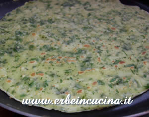 Aromatic herbs crepes