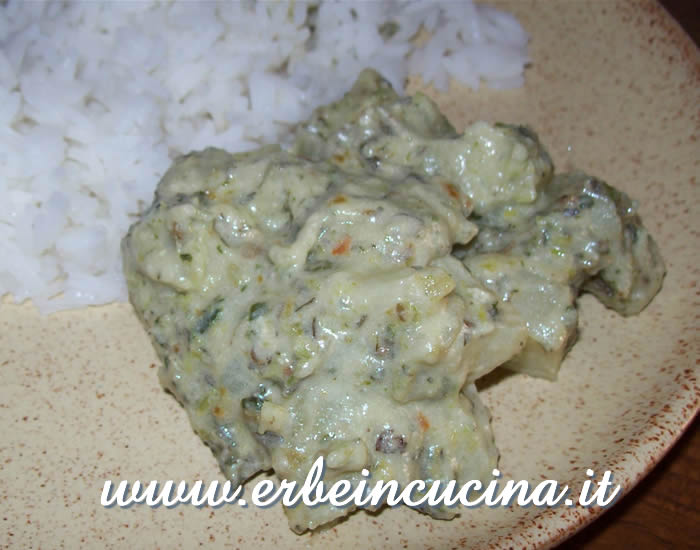 Curry verde di patate