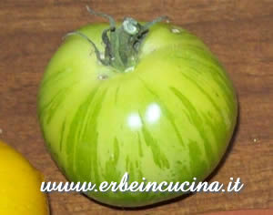 Pomodori Green Zebra Stripe