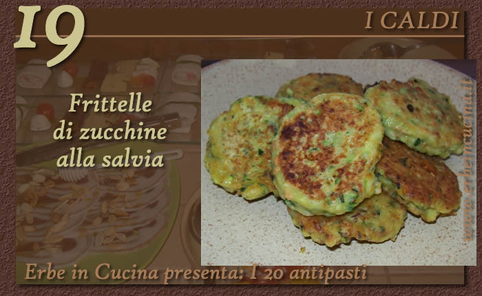 Frittelle di zucchine alla salvia