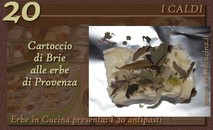 Brie al cartoccio con erbe di Provenza