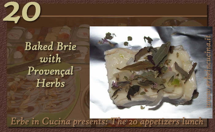 Baked Brie with Provençal Herbs
