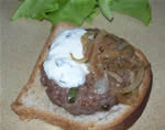 Hamburger al pepe verde e salvia