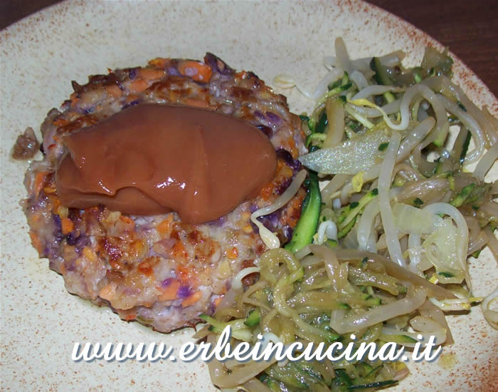 Hamburger di maiale allo zenzero