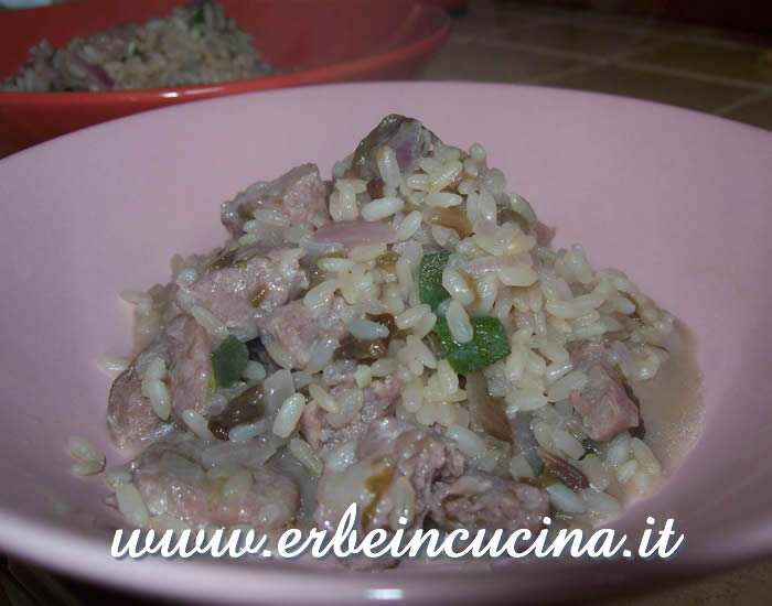 Risotto alla trevisana e salvia