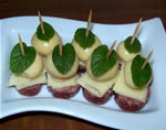 Bocconcini al salame di cinghiale e menta