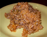 Risotto creolo al timo