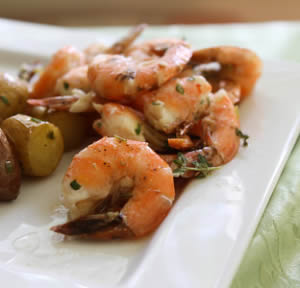 Roasted Shrimp with Lemon Thyme