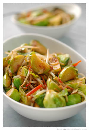 Spiced Stir-Fried Sprouts