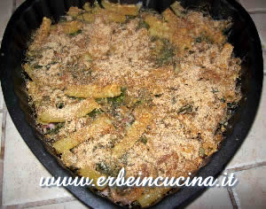 Baked pasta with caliceddi
