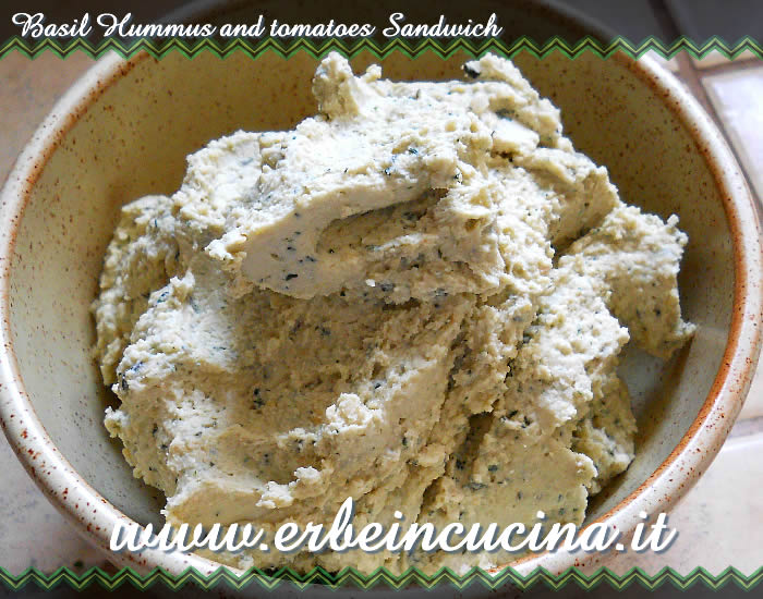 Basil hummus