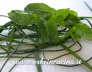Mint and chives