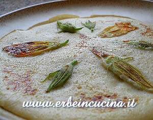 Frittata di fiori di zucca