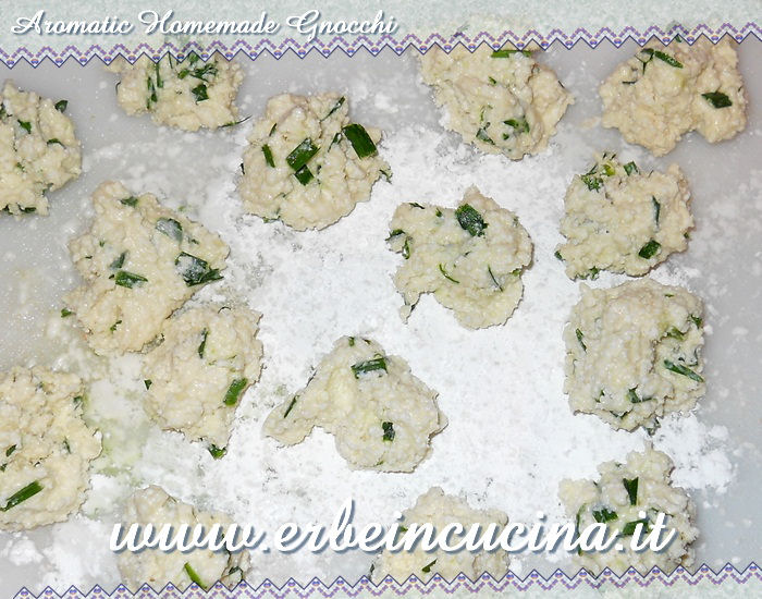 Aromatic homemade gnocchi