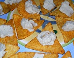 Nachos con crema di pollo