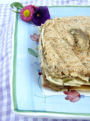 millefoglie di cuori di carciofi e carasau