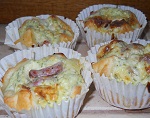 Mini quiche Lorraine al dragoncello