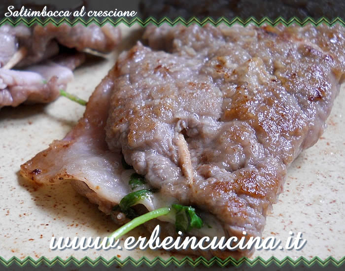 Saltimbocca al crescione