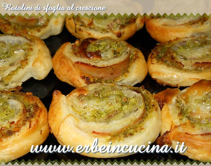 Rotolini di sfoglia al crescione