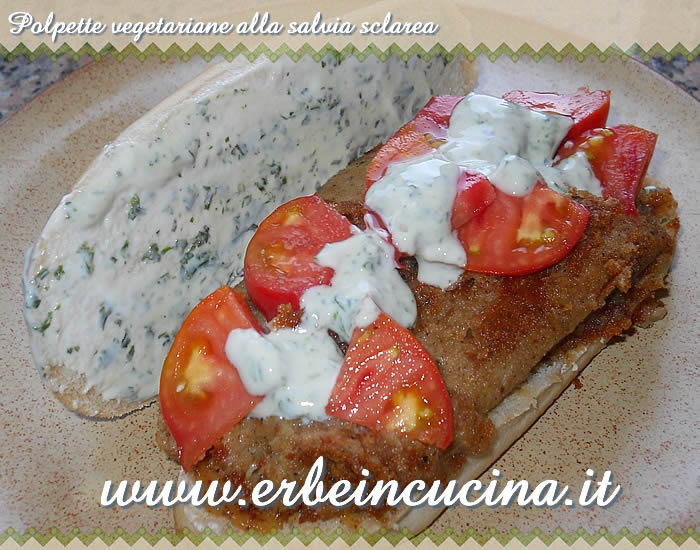 Polpette vegetariane alla salvia sclarea