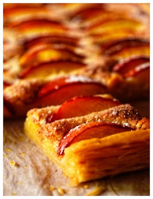 Nectarine Frangipane Tart 