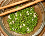 Insalata di piselli alla menta romana