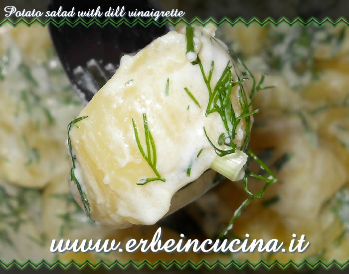 Potato salad with dill vinaigrette