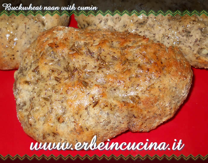 Buckwheat naan with cumin