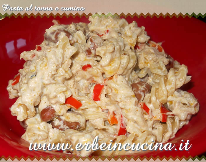 Pasta al tonno e cumino