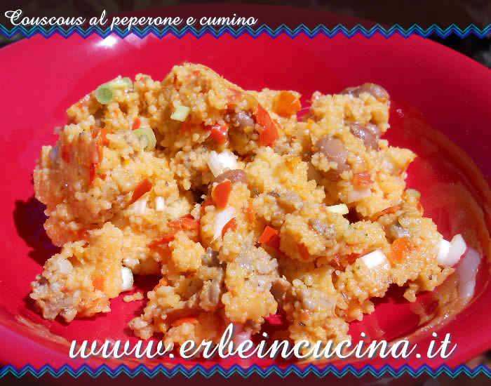 Couscous al peperone e cumino